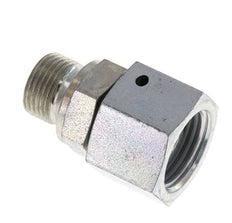 G 1/2'' x G 3/8'' F/M Zinc plated Steel Reducing Adapter 300 Bar - Hydraulic