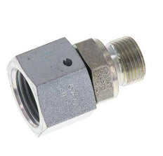 G 1/2'' x G 3/8'' F/M Zinc plated Steel Reducing Adapter 300 Bar - Hydraulic