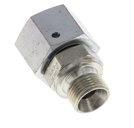 G 1/2'' x G 3/8'' F/M Zinc plated Steel Reducing Adapter 300 Bar - Hydraulic