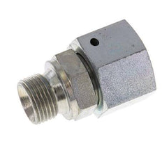 G 1/2'' x G 3/8'' F/M Zinc plated Steel Reducing Adapter 300 Bar - Hydraulic