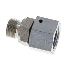 G 1/2'' x G 3/8'' F/M Zinc plated Steel Reducing Adapter 300 Bar - Hydraulic