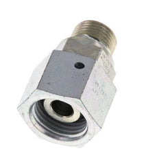 G 1/2'' x G 3/8'' F/M Zinc plated Steel Reducing Adapter 300 Bar - Hydraulic