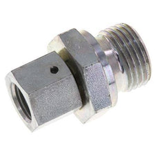 G 1/4'' x G 1/2'' F/M Zinc plated Steel Reducing Adapter 350 Bar - Hydraulic