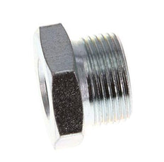 G 1/4'' x M22x1.5 F/M Zinc plated Steel Reducing Ring 250 Bar - Hydraulic
