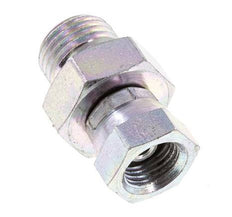 G 1/8'' x G 1/4'' F/M Zinc plated Steel Reducing Adapter 350 Bar - Hydraulic