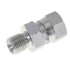 G 1/8'' F/M Zinc plated Steel Reducing Adapter 400 Bar - Hydraulic