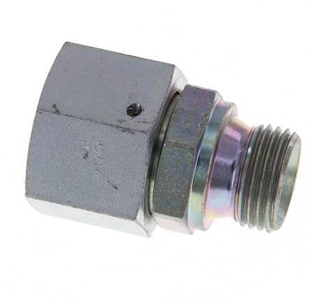 G 3/4'' x G 1/2'' F/M Zinc plated Steel Reducing Adapter 175 Bar - Hydraulic
