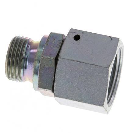 G 3/4'' x G 1/2'' F/M Zinc plated Steel Reducing Adapter 175 Bar - Hydraulic