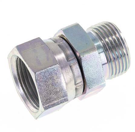 G 3/4'' F/M Zinc plated Steel Reducing Adapter 175 Bar - Hydraulic