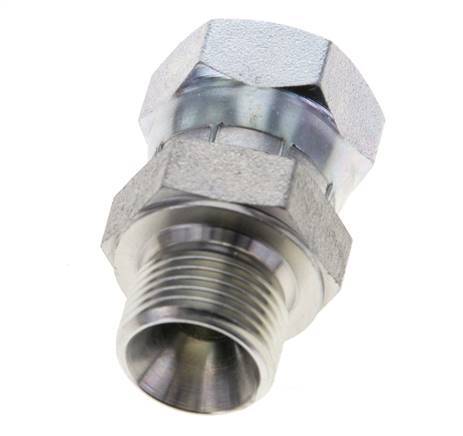 G 3/8'' F/M Zinc plated Steel Reducing Adapter 325 Bar - Hydraulic [2 Pieces]
