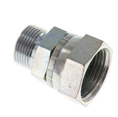 G 1'' x G 3/4'' F/M Zinc plated Steel Reducing Adapter 150 Bar - Hydraulic
