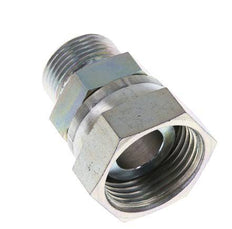 G 1'' x G 3/4'' F/M Zinc plated Steel Reducing Adapter 150 Bar - Hydraulic