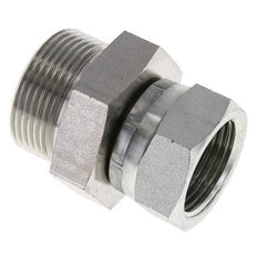 G 1'' x G 1 1/4'' F/M Zinc plated Steel Reducing Adapter 150 Bar - Hydraulic