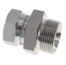 G 1'' x G 1 1/4'' F/M Zinc plated Steel Reducing Adapter 150 Bar - Hydraulic