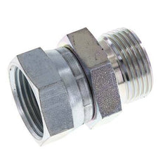 G 1'' F/M Zinc plated Steel Reducing Adapter 150 Bar - Hydraulic