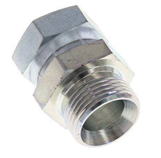 G 1'' F/M Zinc plated Steel Reducing Adapter 150 Bar - Hydraulic