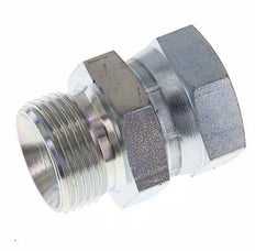 G 1'' F/M Zinc plated Steel Reducing Adapter 150 Bar - Hydraulic