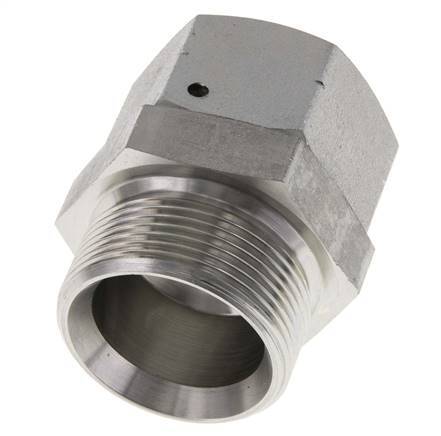 G 1 1/4'' x G 1 1/2'' F/M Zinc plated Steel Reducing Adapter 150 Bar - Hydraulic