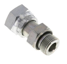 UN 1-3/16''-12 x G 3/4'' F/M Zinc plated Steel Reducing Adapter ORFS 400 Bar - Hydraulic