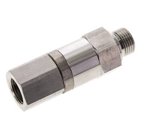 G 1/2'' F/M Stainless steel Swivel Joint 250 Bar - Hydraulic - High-pressure