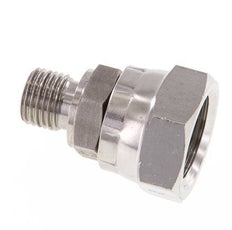 G 1/2'' x G 1/4'' F/M Stainless steel Reducing Adapter 300 Bar - Hydraulic