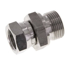 G 1/2'' x G 3/4'' F/M Stainless steel Reducing Adapter 300 Bar - Hydraulic