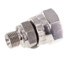 G 1/4'' x G 1/8'' F/M Stainless steel Reducing Adapter 400 Bar - Hydraulic