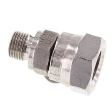 G 1/4'' x G 1/8'' F/M Stainless steel Reducing Adapter 400 Bar - Hydraulic