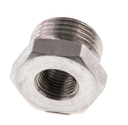 G 1/8'' x G 3/8'' F/M Stainless steel Reducing Ring 40 Bar