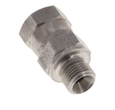 G 1/8'' F/M Stainless steel Reducing Adapter 400 Bar - Hydraulic