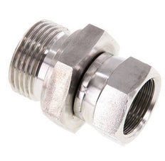 G 3/4'' x G 1'' F/M Stainless steel Reducing Adapter 175 Bar - Hydraulic