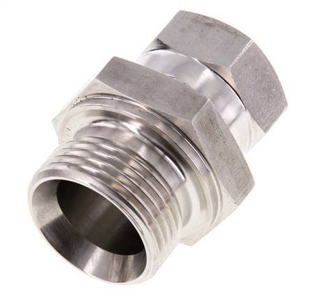 G 3/4'' x G 1'' F/M Stainless steel Reducing Adapter 175 Bar - Hydraulic