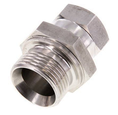 G 3/4'' x G 1'' F/M Stainless steel Reducing Adapter 175 Bar - Hydraulic