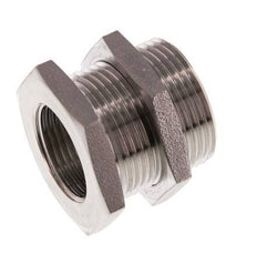 G 3/4'' x M34x2 F/M Stainless steel Bulkhead Fitting 40 Bar