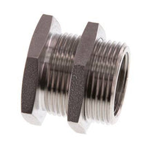 G 3/4'' x M34x2 F/M Stainless steel Bulkhead Fitting 40 Bar