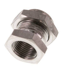 G 3/8'' x G 1/2'' F/M Stainless steel Bulkhead Fitting 40 Bar