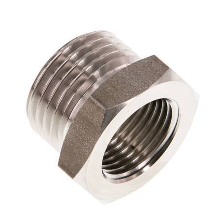 G 3/8'' x G 1/2'' F/M Stainless steel Reducing Ring 40 Bar
