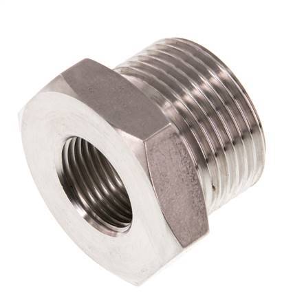 G 3/8'' x G 3/4'' F/M Stainless steel Reducing Ring 40 Bar