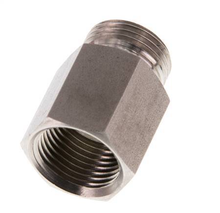 G 3/8'' F/M Stainless steel Extension 40 Bar - 20 mm