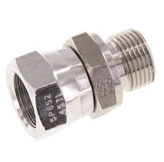 G 3/8'' F/M Stainless steel Reducing Adapter 325 Bar - Hydraulic