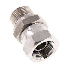 G 3/8'' F/M Stainless steel Reducing Adapter 325 Bar - Hydraulic