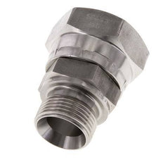 G 1'' x G 3/4'' F/M Stainless steel Reducing Adapter 150 Bar - Hydraulic