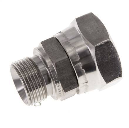 G 1'' x G 3/4'' F/M Stainless steel Reducing Adapter 150 Bar - Hydraulic