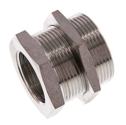 G 1'' x M42x2 F/M Stainless steel Bulkhead Fitting 40 Bar