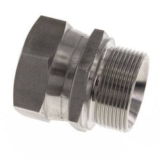 G 1 1/2'' F/M Stainless steel Reducing Adapter 125 Bar - Hydraulic