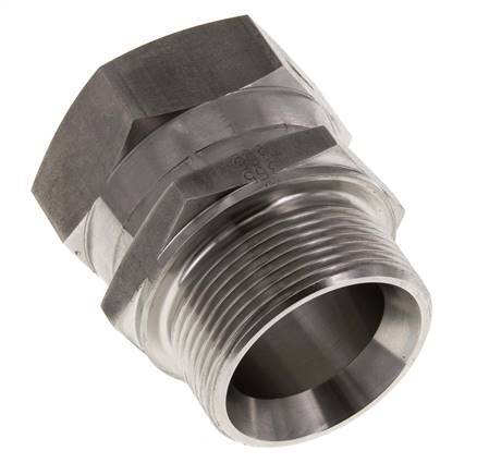 G 1 1/2'' F/M Stainless steel Reducing Adapter 125 Bar - Hydraulic