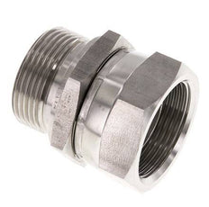 G 1 1/4'' F/M Stainless steel Reducing Adapter 150 Bar - Hydraulic