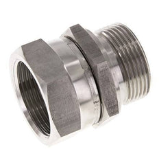 G 1 1/4'' F/M Stainless steel Reducing Adapter 150 Bar - Hydraulic
