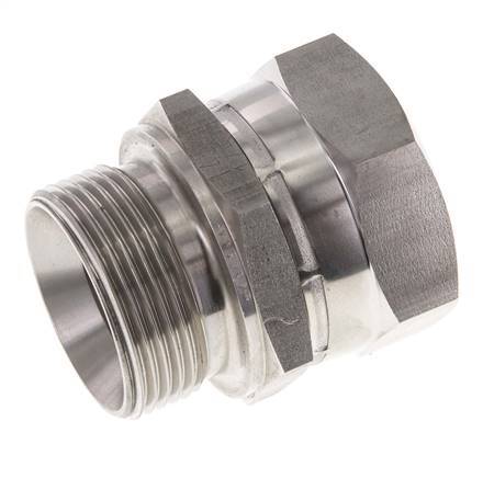 G 1 1/4'' F/M Stainless steel Reducing Adapter 150 Bar - Hydraulic