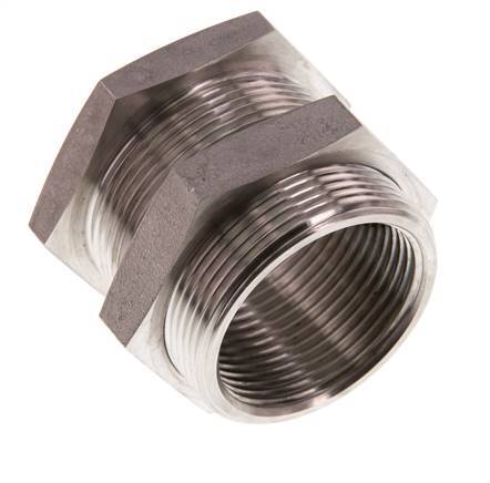 G 1 1/4'' x M49x2 F/M Stainless steel Bulkhead Fitting 40 Bar